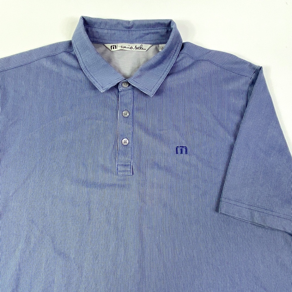(sold)Travis Mathew Short Sleeve Golf Polo Shirt Mens Size L